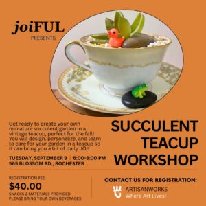 joiFUL Succulent Teacup Workshop