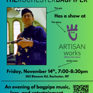 A Night with the Rochester Bagpiper